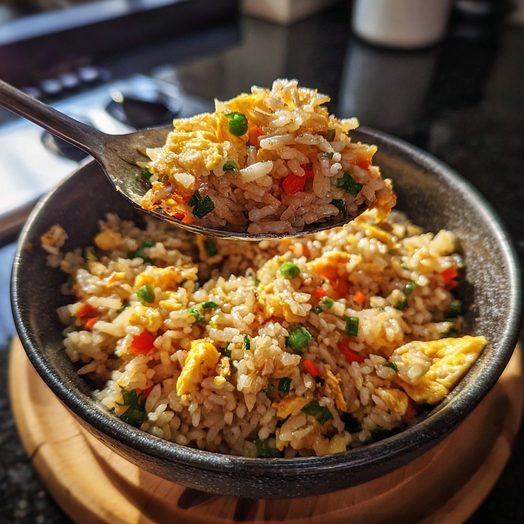 Quick 10 Minute Egg Fried Rice