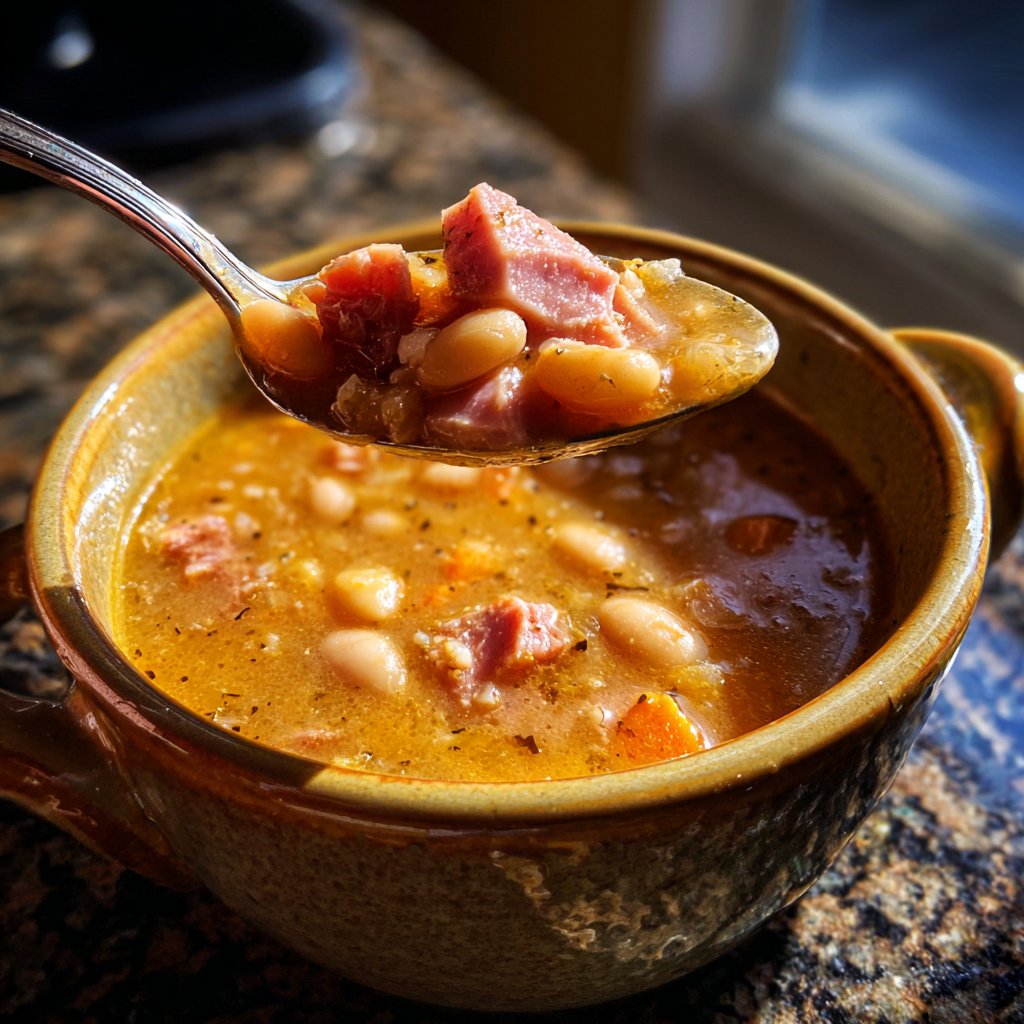 Ham and Bean Soup with Homey Flavor