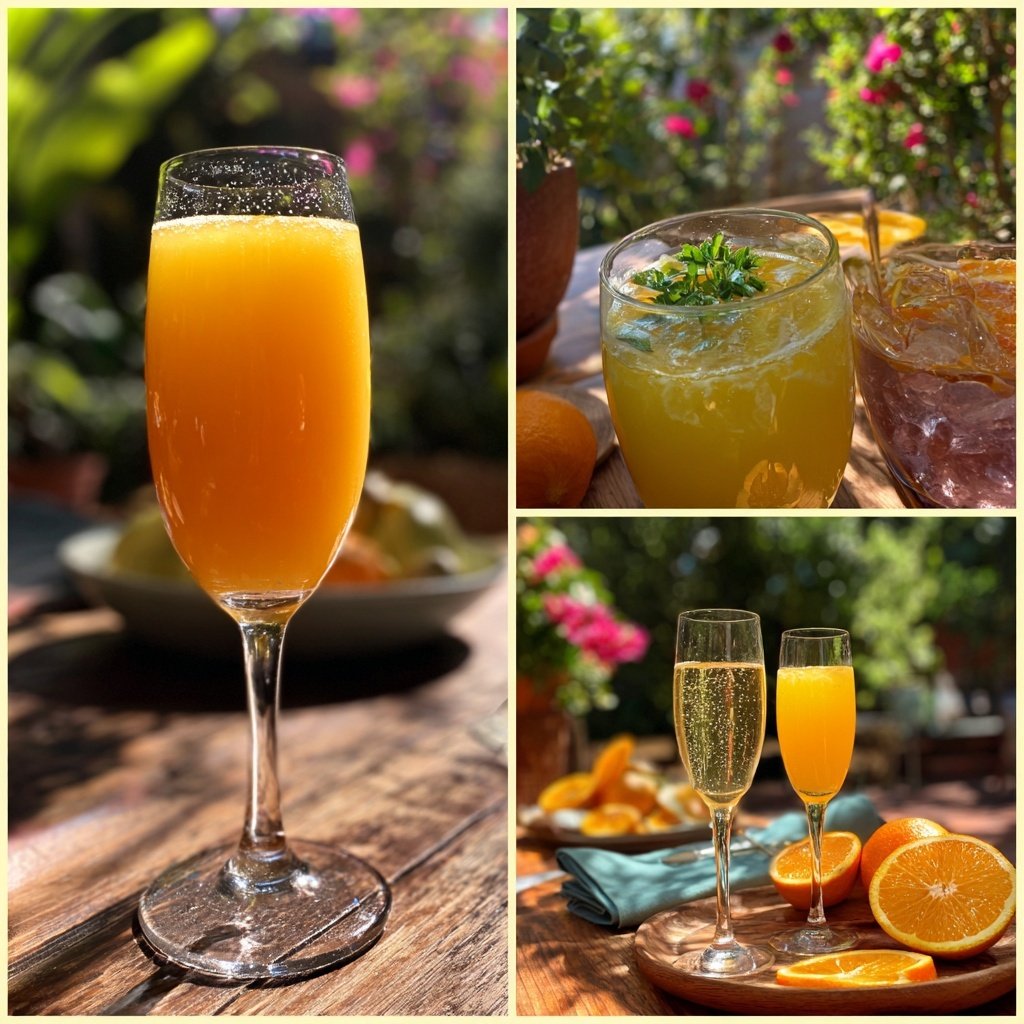Lemonade Mimosa Brunch Cocktails