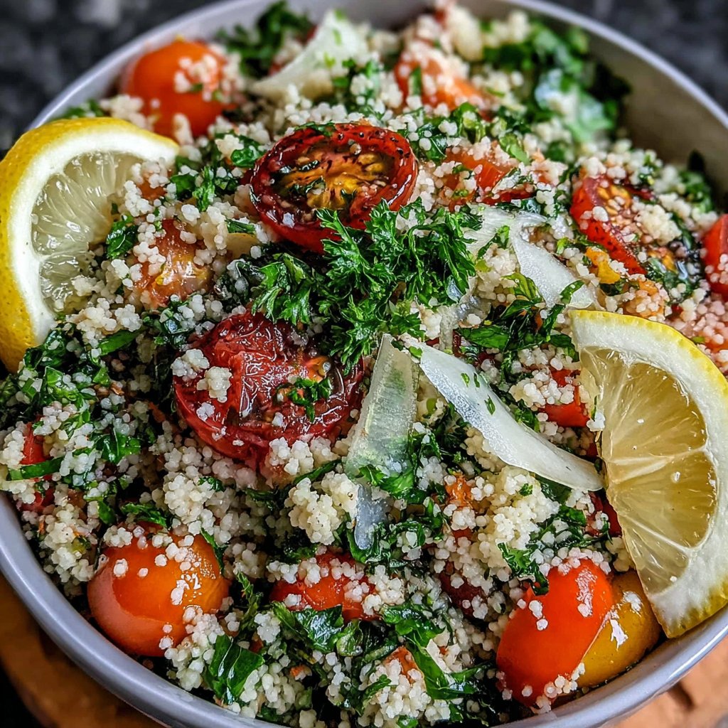 Lemon Herb Couscous Salad