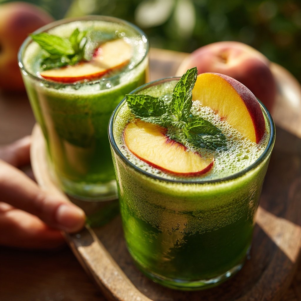 Peachy Green Tea Refresher