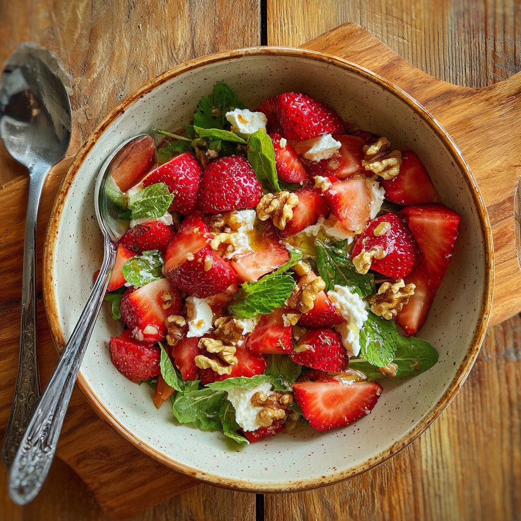 Refreshing Strawberry Salad with Feta