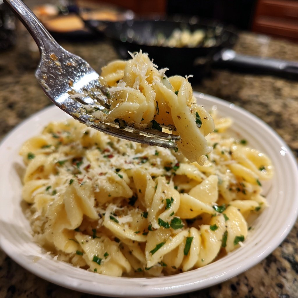 Quick Garlic Butter Pasta